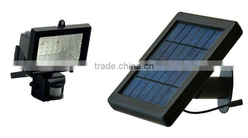 mini solar PIR sensor led light, solar security light,solar sensor floodlight