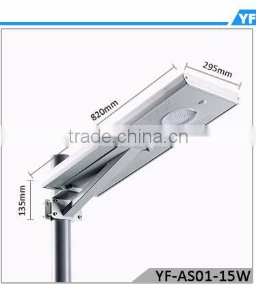 YANGFA module mounted ip65 waterproof solar led street light AS01 10W