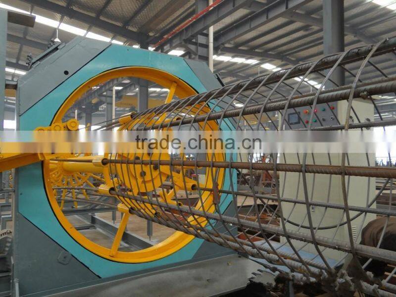 Concrete pile cage welding machine