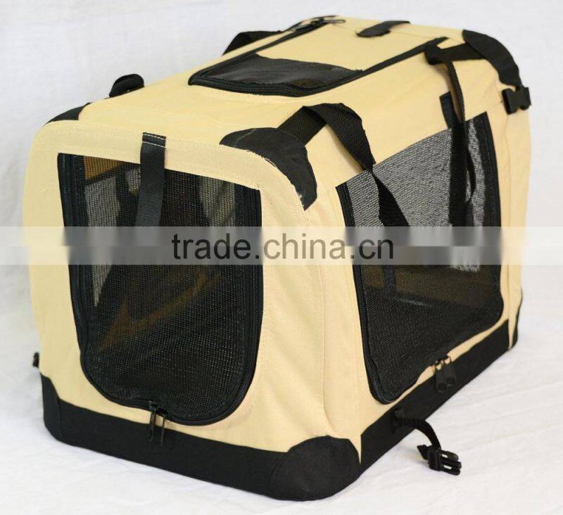 Portable Soft Pet Carrier or Crate or Kennel for Dog, Cat, or other small pets. Great for Travel, Ind