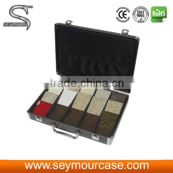 Display Case Floor Tile Aluminum Display Suitcase With Low Price Flat Display Case