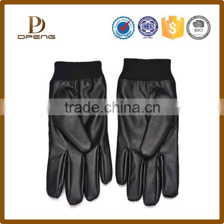 Wholesale custom mens leather driving gloves with Touch screen capability