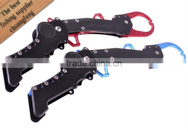 Fishing Pliers control fish Grip overall length of carbon cloth fiber material 185mm Weight 170g (handle length145mm)