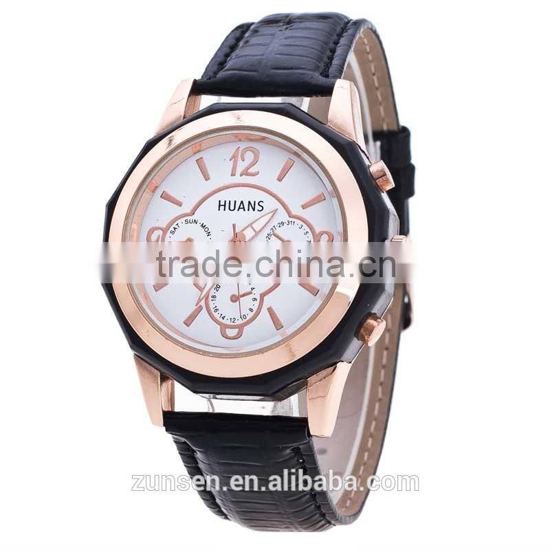 2016 High Quality Fashion Watch Women Dress Quartz-Watch Casual Wristwatch Women Relogio Feminino relojes mujer Leather Clock