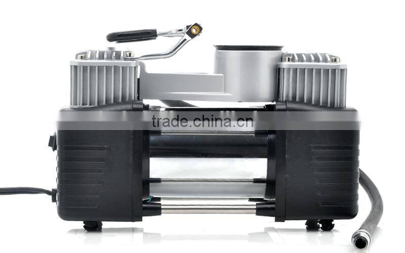 Car air compressor, heavy duty air compressor, air pump, air inflator, 2*cylinders air compressor