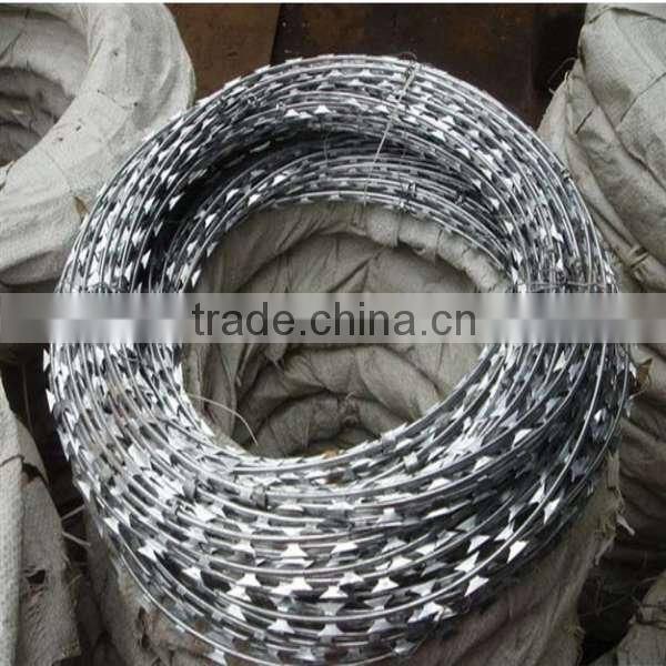 Crossed Razor Barbed Wire Mesh
