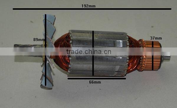 custom armatures rotors and stators, high power, DC/AC motor