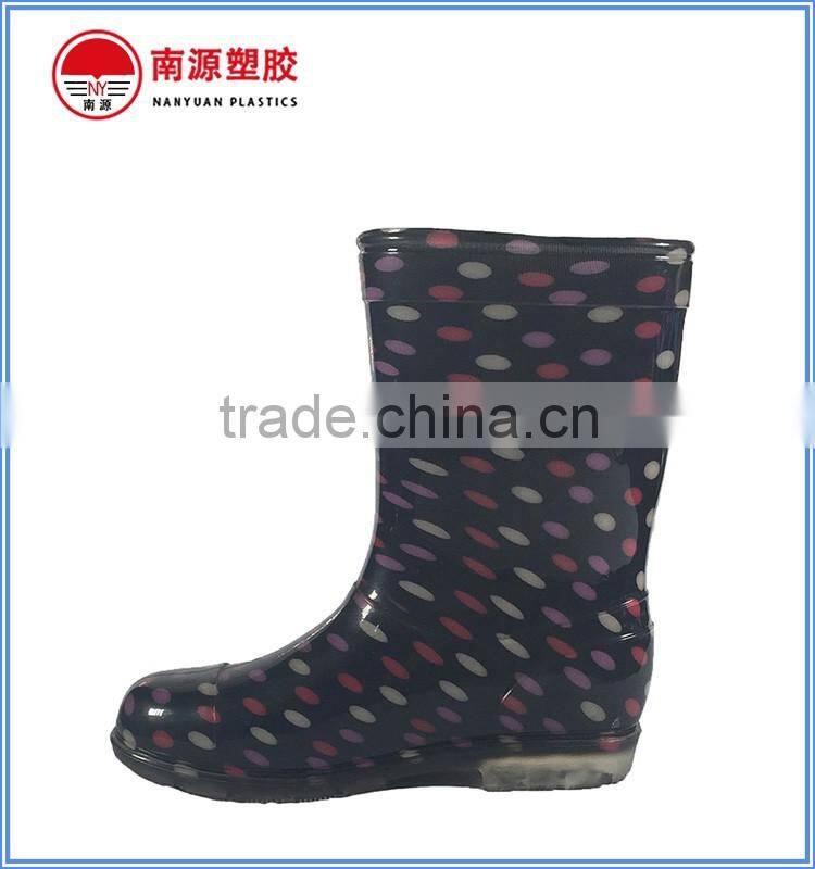 Children fashion rain boots with all kinds patterns