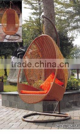 00 balcony garden elegant comfortable rattan hanging swing egg chair YPS080