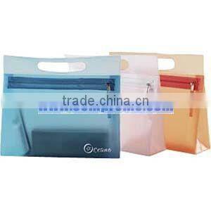 Promotional Satin PVC Hanging Cosmetic bag for gift