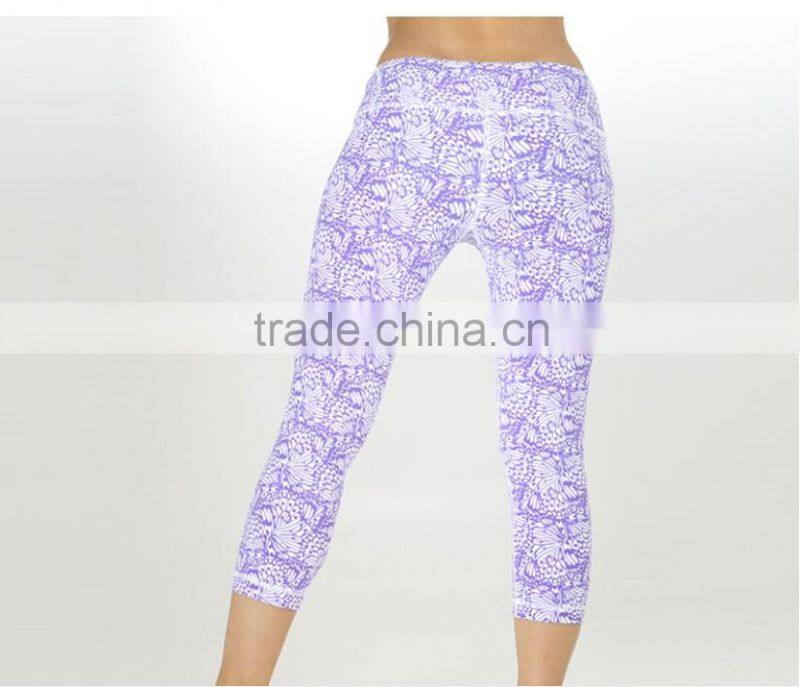 High quality polyester spandex custom copressiom tights sublimation sportswear