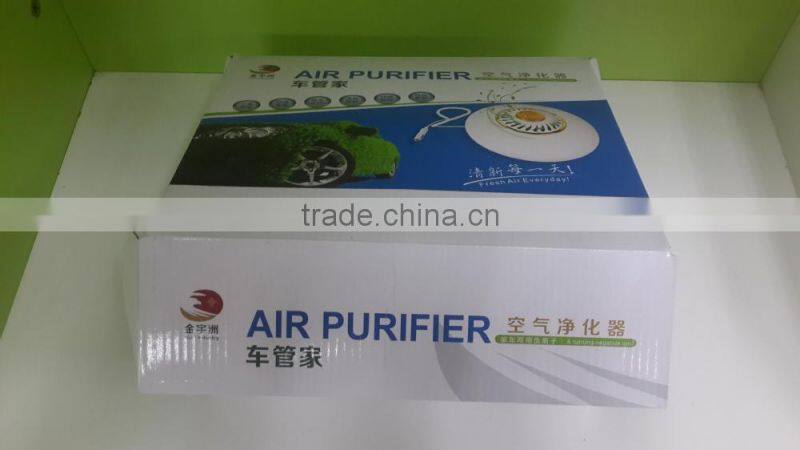 free shipping car air freshener Aromatherapy humidifying machine air purifier anion humidifier with solar energy 5 color supply
