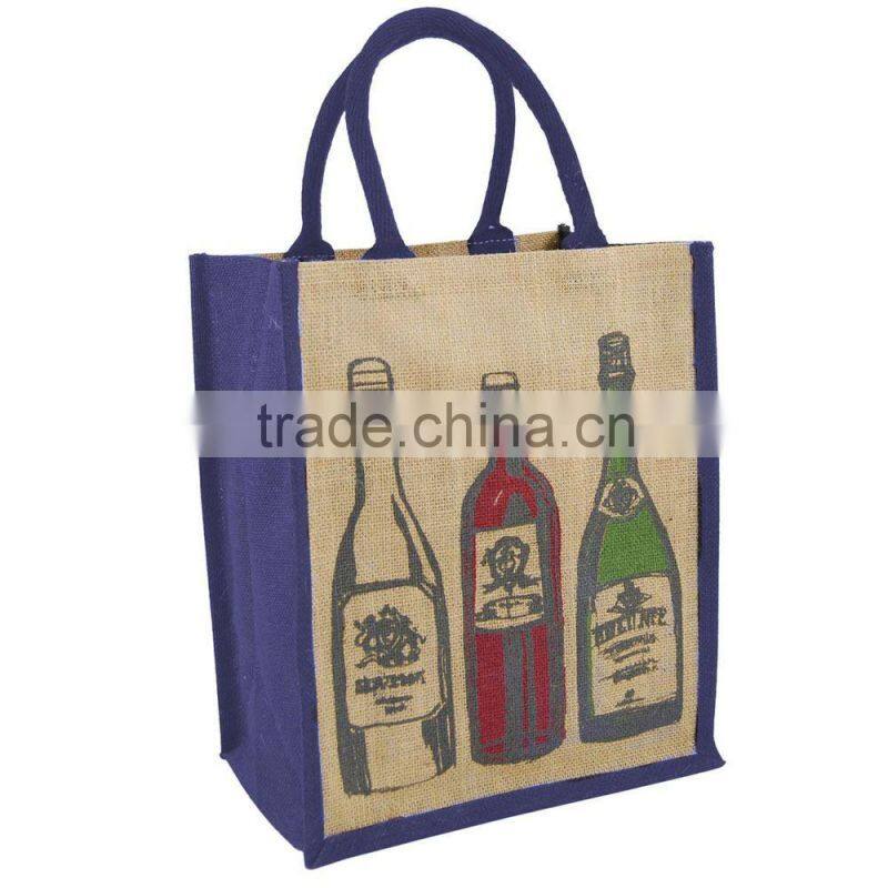 High Quality Custom Cheap Reusable Wine Ice Bag Bottle Bag