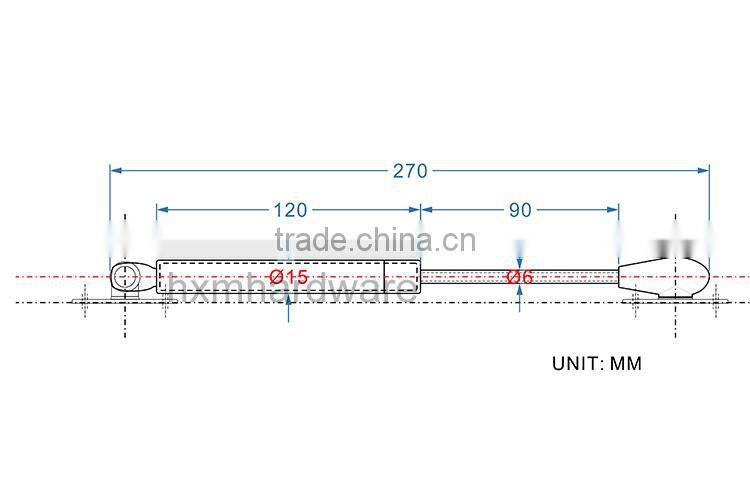 chinese best price gas spring for kitchen cabinet door 30n-150n HXM1806