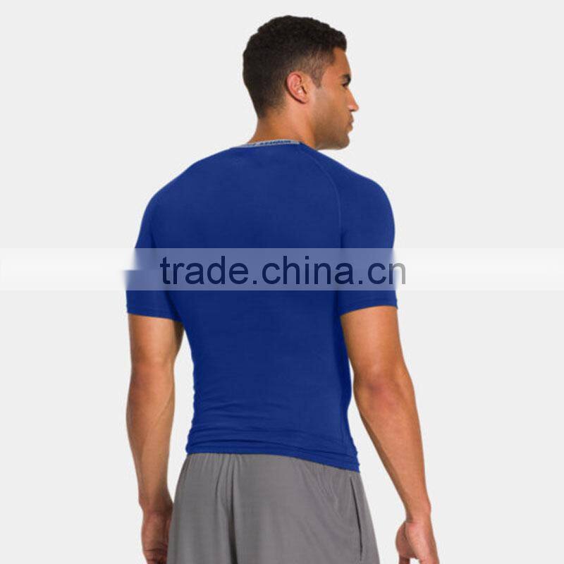 running anti-UV mma rash guard,seamless no friction high quality mma rash guard