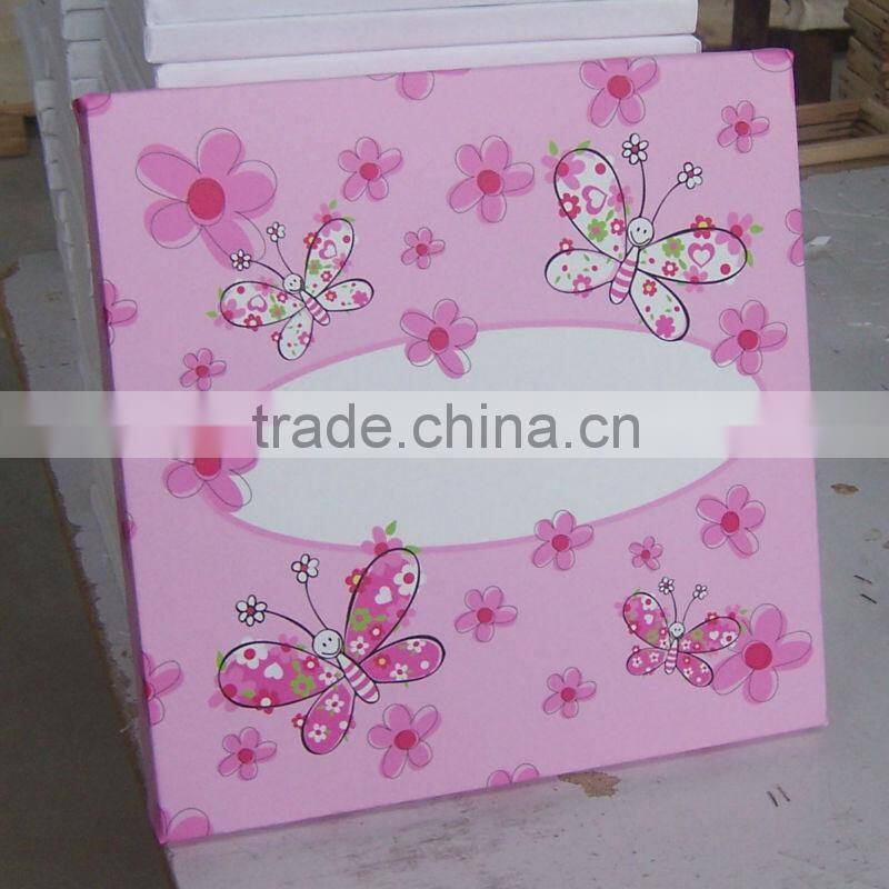 Decorative stretched canvas