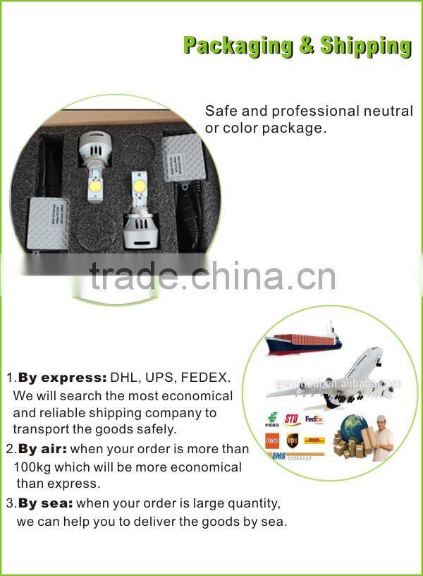 Fan HeatSink auto system car cob bulb 9006 led headlight