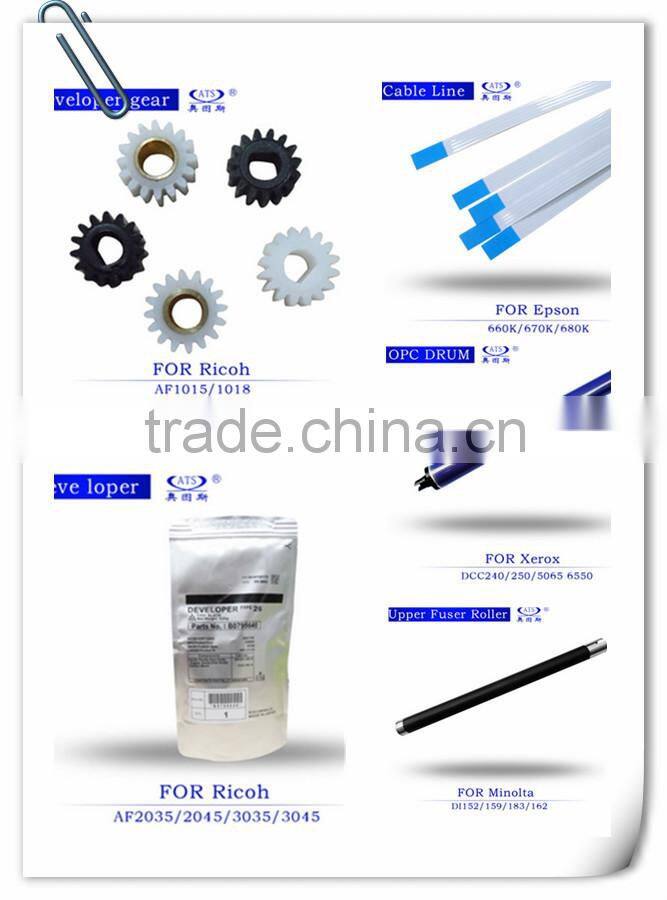 Wholesale factory outlet color copier spare parts compatible for Ricoh AF1015 1018 2015 2018 developer CMYK