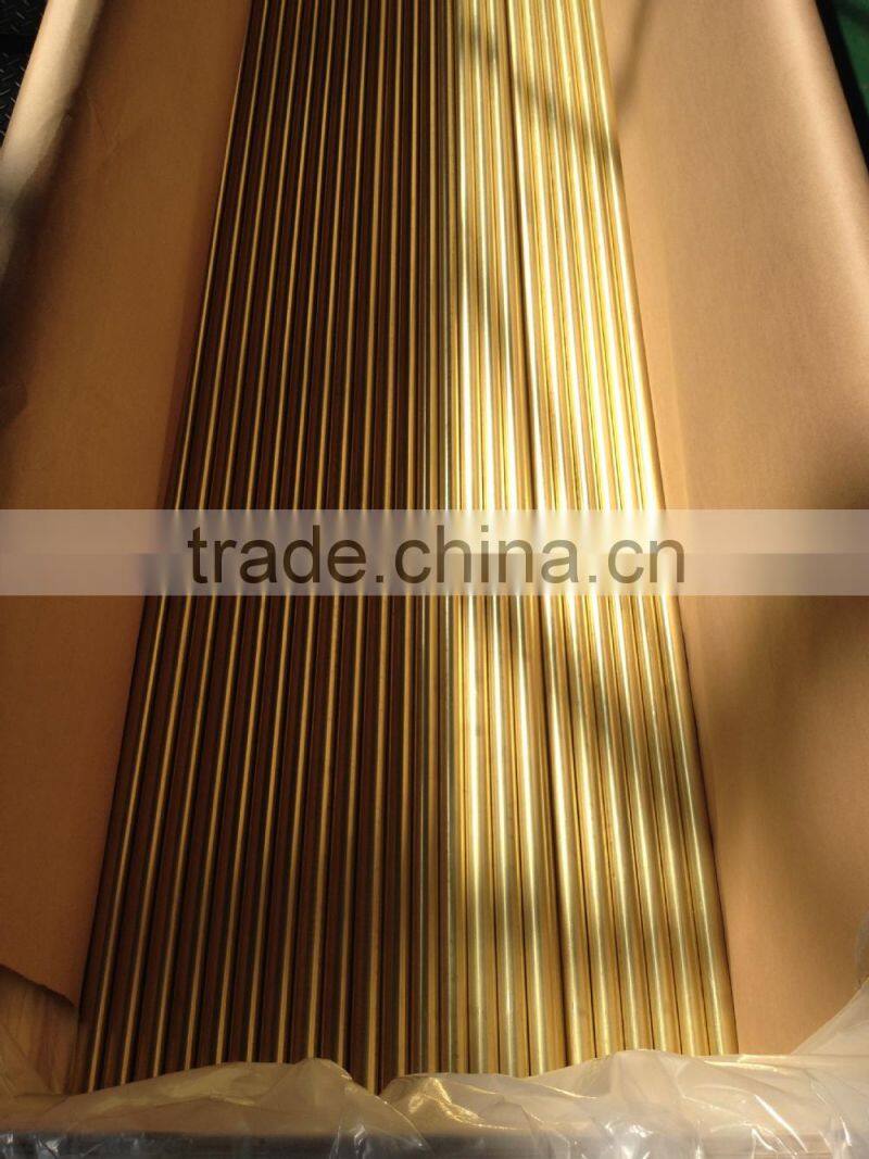 seamless straight brass tube C27200 C27400 C26000