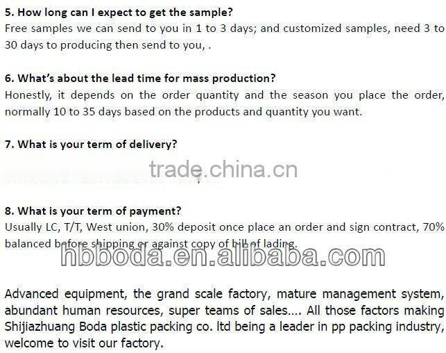 pp woven laminated feed gusset bags