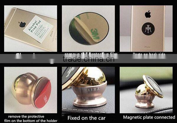 Hot sale 360 degree rotates car mount magnetic car phone holder