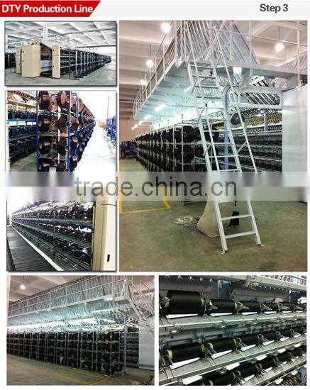 knitting ribbon yarn semi rugged FDY filament yarn