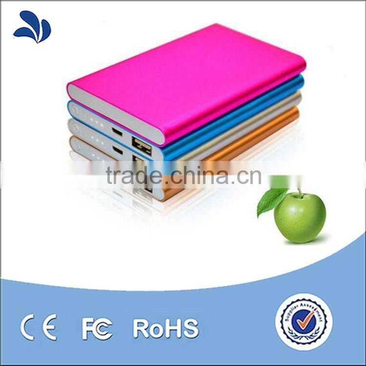 Promotion Ultra Slim power bank , private label power bank 6000mah for Smartphone