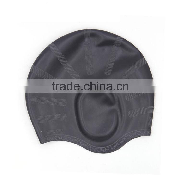 2016 Custom logo adult kid size silicone swim cap,professional silicone swimming cap manufacturer