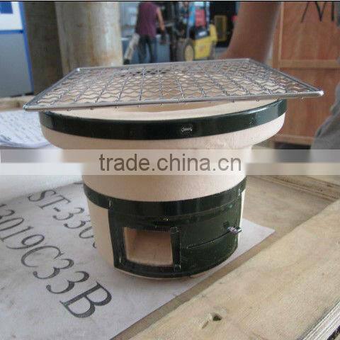 AUST-05 Green Smallest Japan table bbq oven ceramic grill