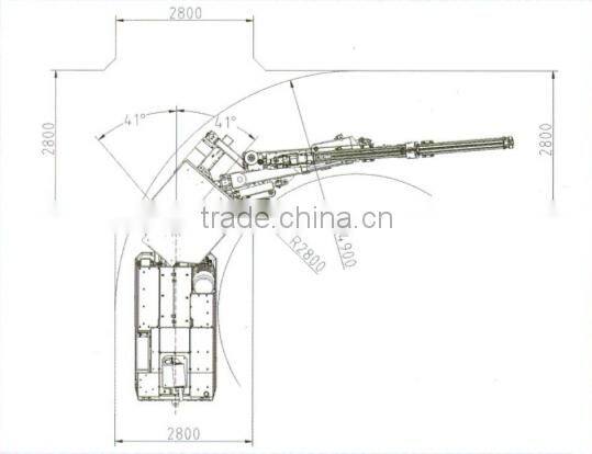 TJ21 hydraulic pneumatic rock drilling rig for mining