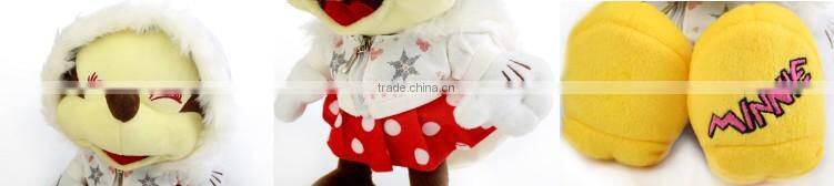 China Made Graceful Minnie In Winter Promotional Baby Plush Toy