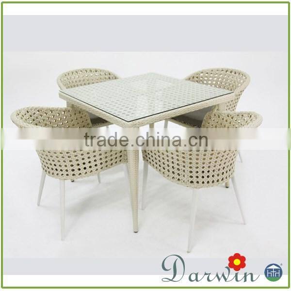 Noble modern restaurant dining hotel rattan table chairs