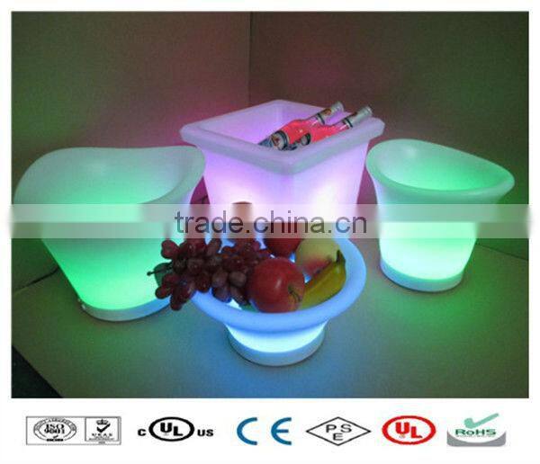 Beer Cooler LED Glowing Small Ice Bucket