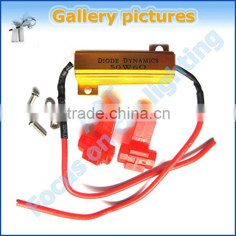 LED Bulb Load Resistor 6Ohm 50Watt For Signal or Brake light with Dual Filament