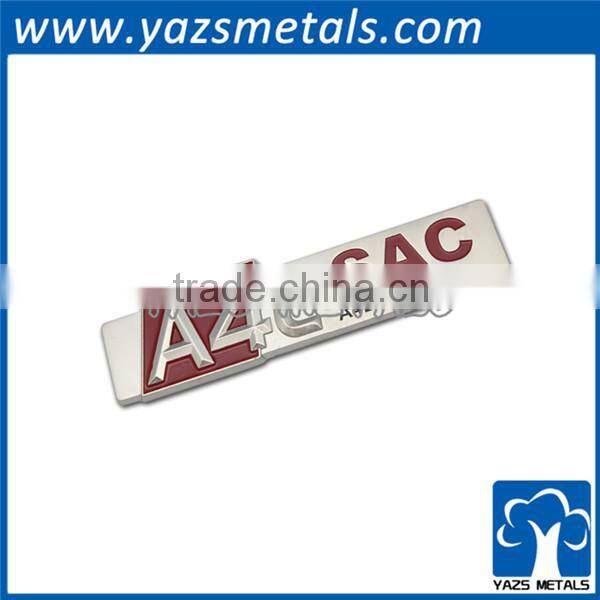 Custom silver 3D japanese car emblem