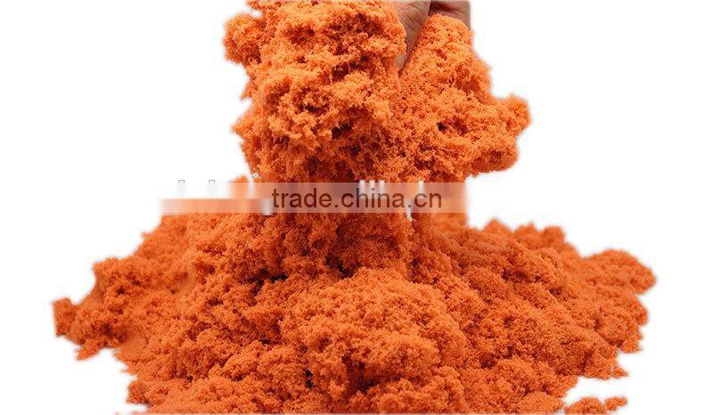 500grams -magic moving modelling soft sand educational toys colored alive soft sand for kids red purple blue green