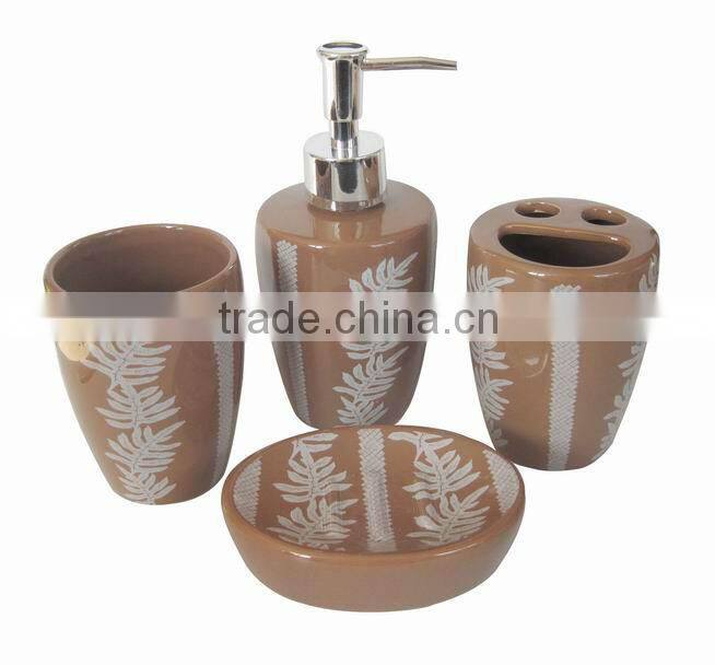 bathroom set soap dish cup toothbrush holder liquid soap dispenser