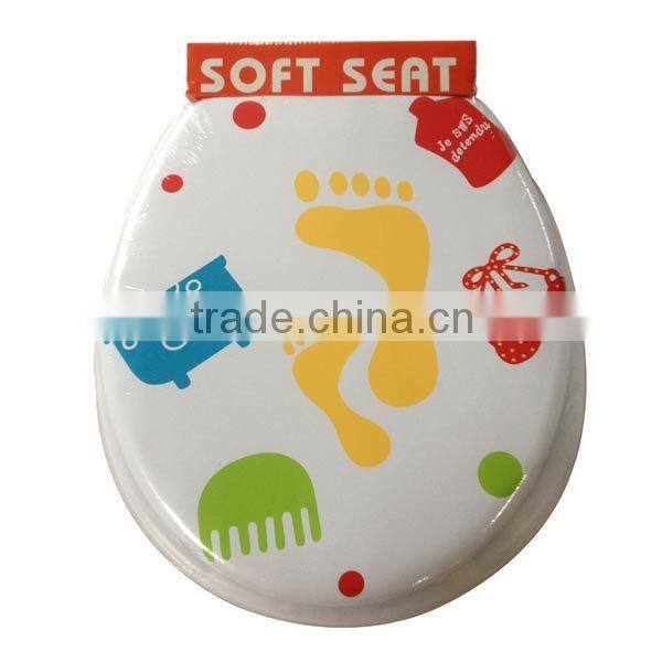 Dark green toilet seat cover