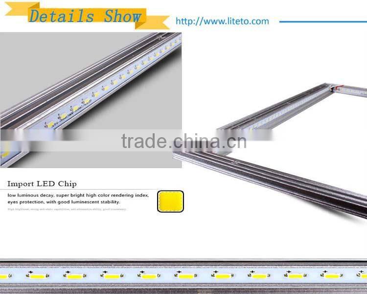 Shenzhen manufacturer dimmable surface mounted 36w 60x60 cm metal frame led panel light