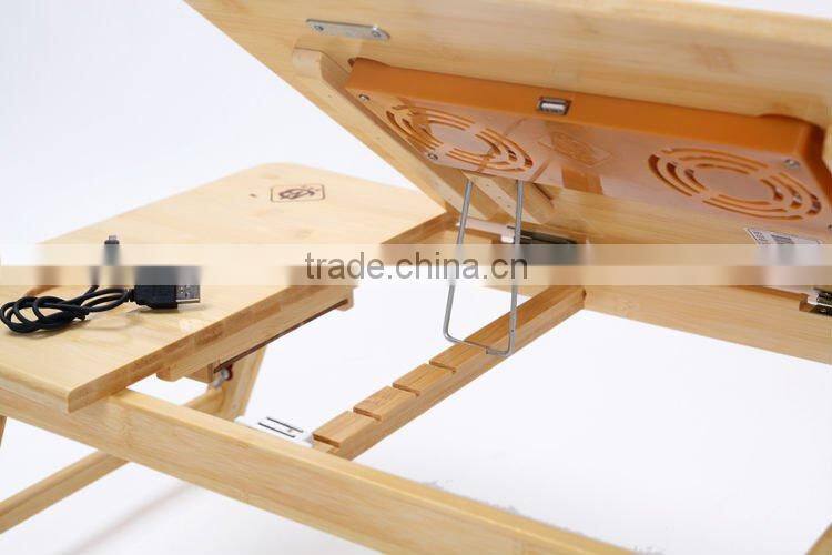 Bamboo laptop desk, folding laptop desk