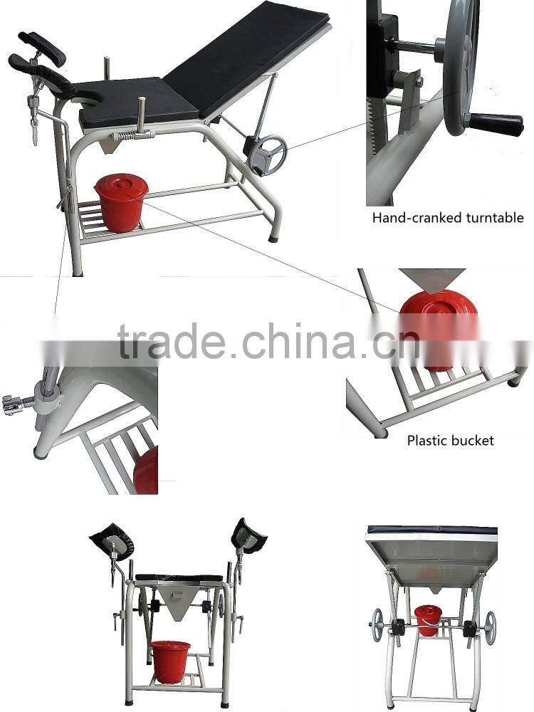 Safe and reliable operation gyn examination chair for gynecological in hospital