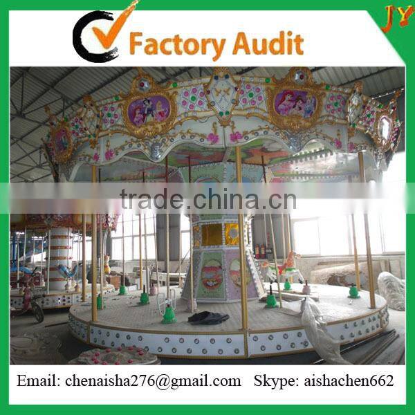 Competitive price new design attractive amusement park rides merry go round carousel for sale