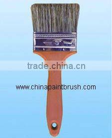 wooden handle paint brush