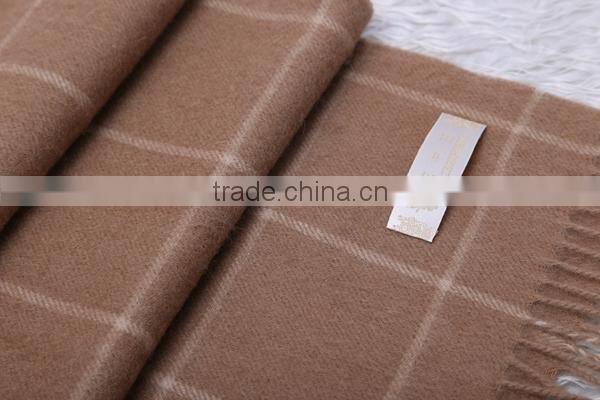 soft and warm camel cashmere scarf