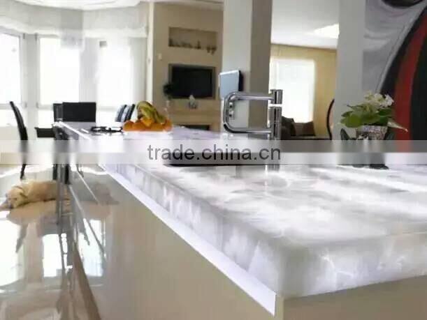 China Manufacturer Natural Stone Yemeni Brown Agate Stone Slab