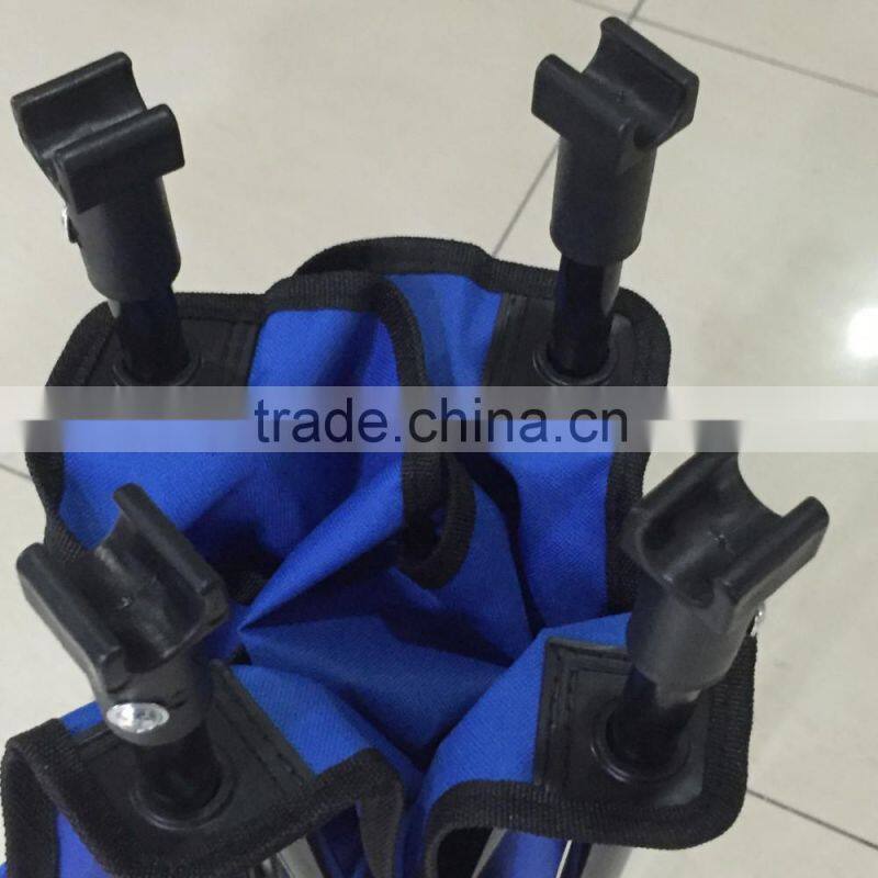 Canvas Fabric Carrybag Steel Tube Easy Folding Outdoor Round Table