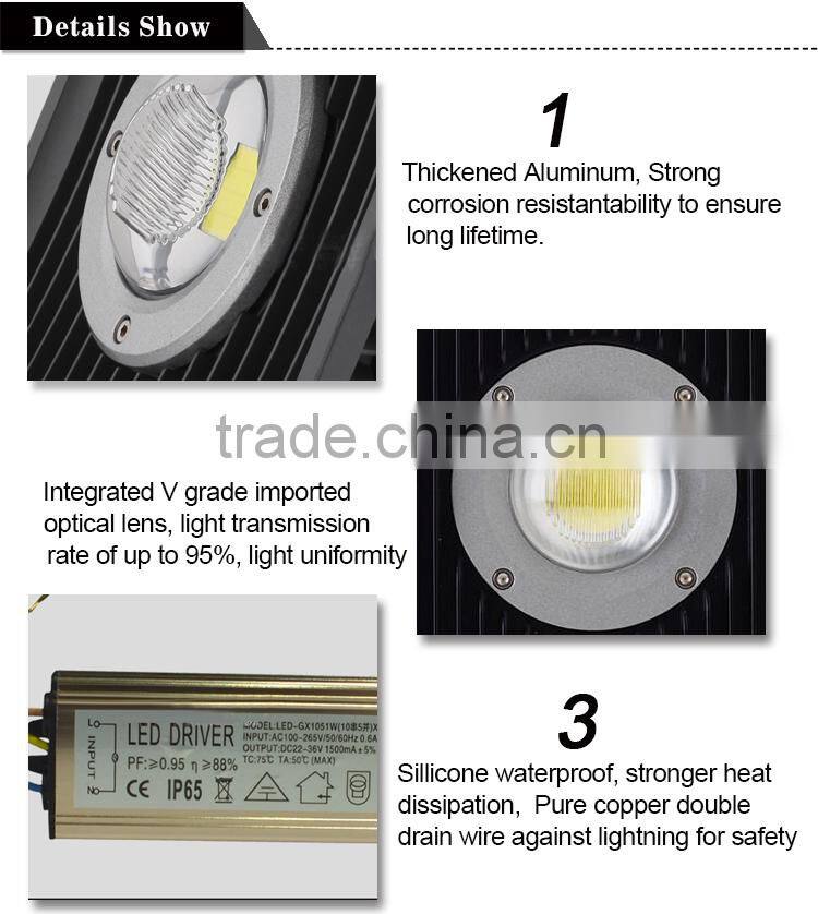 CE GS approved 85-265v IP 65 50w led flood light with super thin slim floodlight led cob floodlight outdoor led flood light