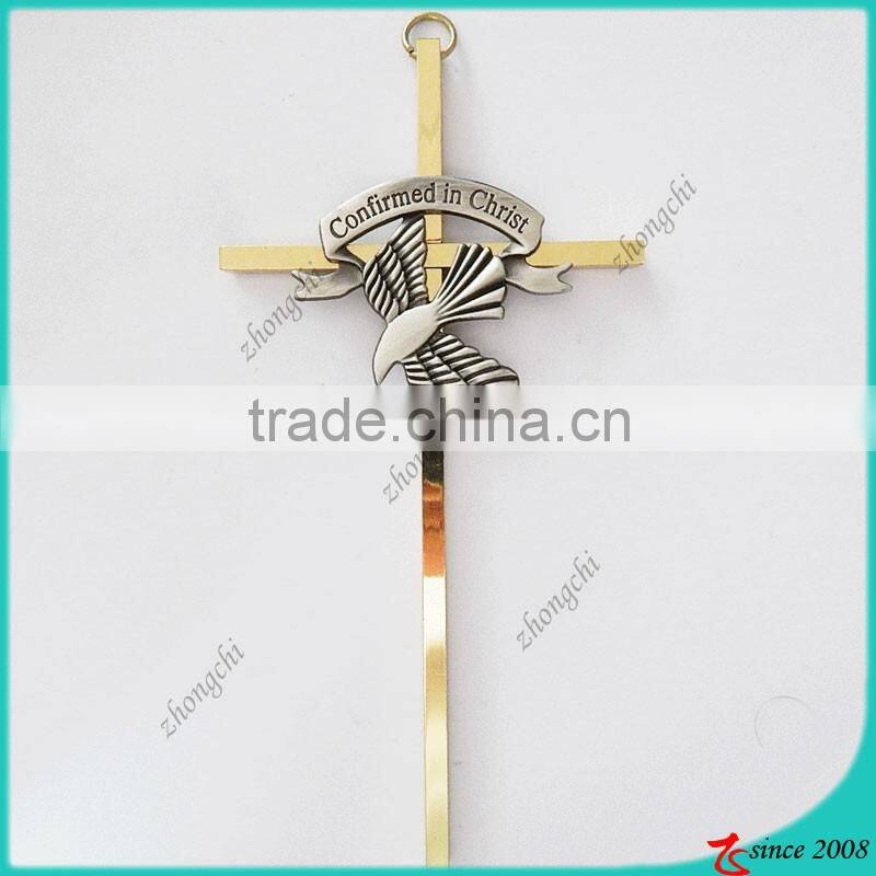 Wood Inspired Bronze Wall Cross Crucifix Jesus Christ