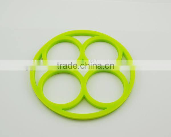 silicone snowman shape decorative tea cups mat