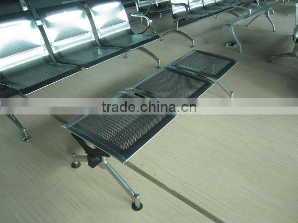 stainless steel flat seat airport chair/ waiting chairs